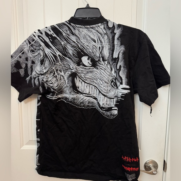 Anime Design Primitive x Naruto Shippuden Beast Black T-Shirt men’s medium B - Picture 4 of 4